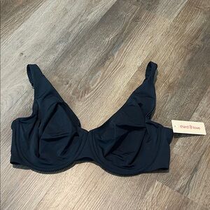 NWT ThirdLove Women's Second Skin Black Unlined Bra 36E